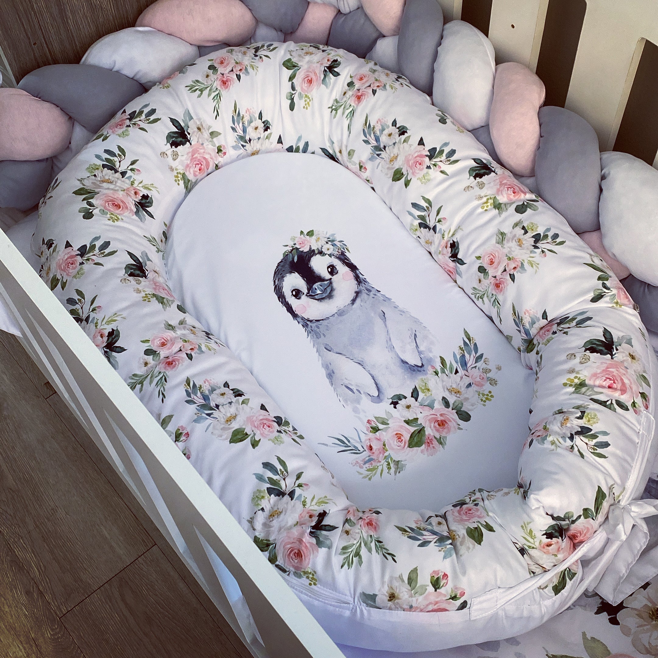Nest - Flower Penguin 01 baby nursery snuggle nests South Africa