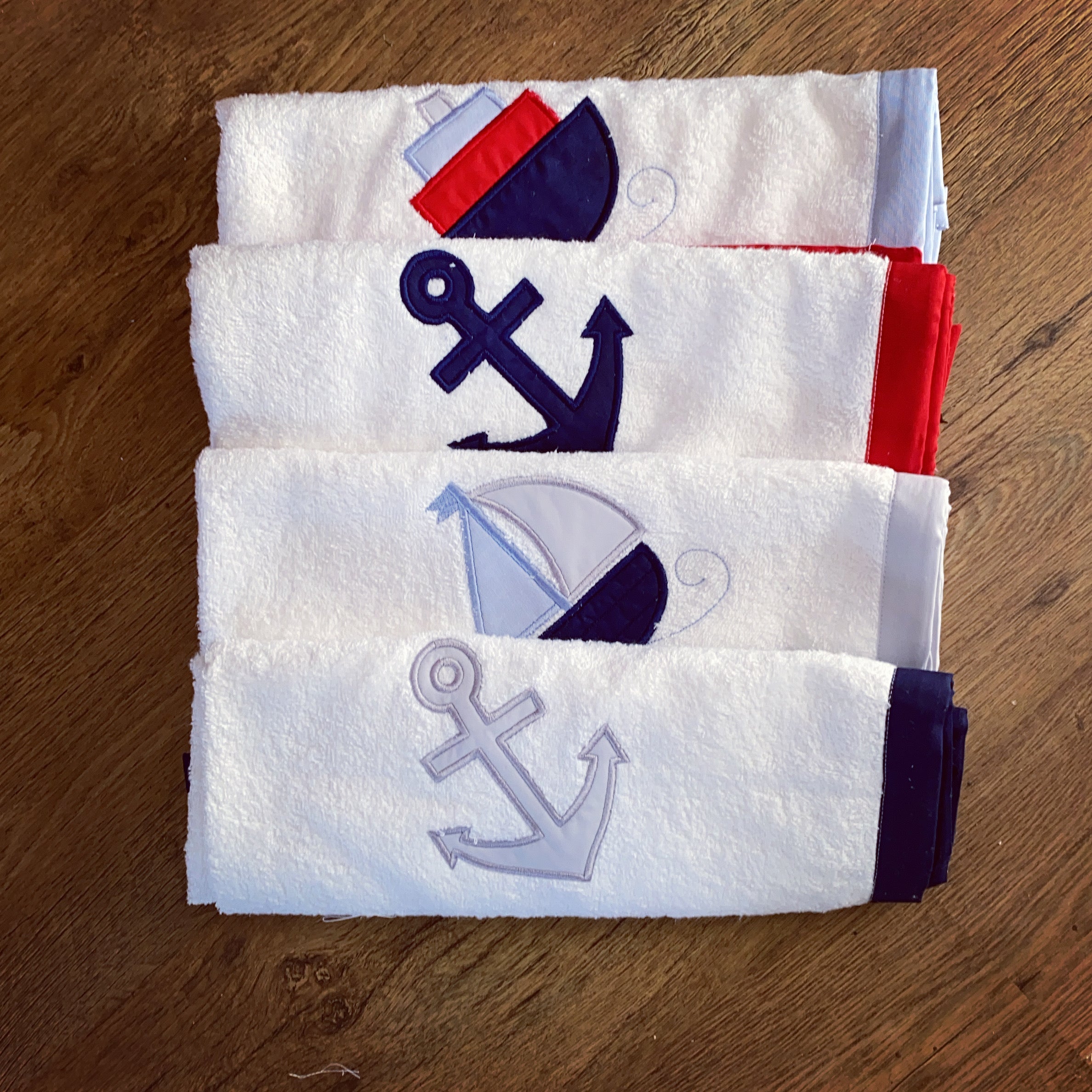 Burpcloths - Nautical 01 baby burp cloths South Africa