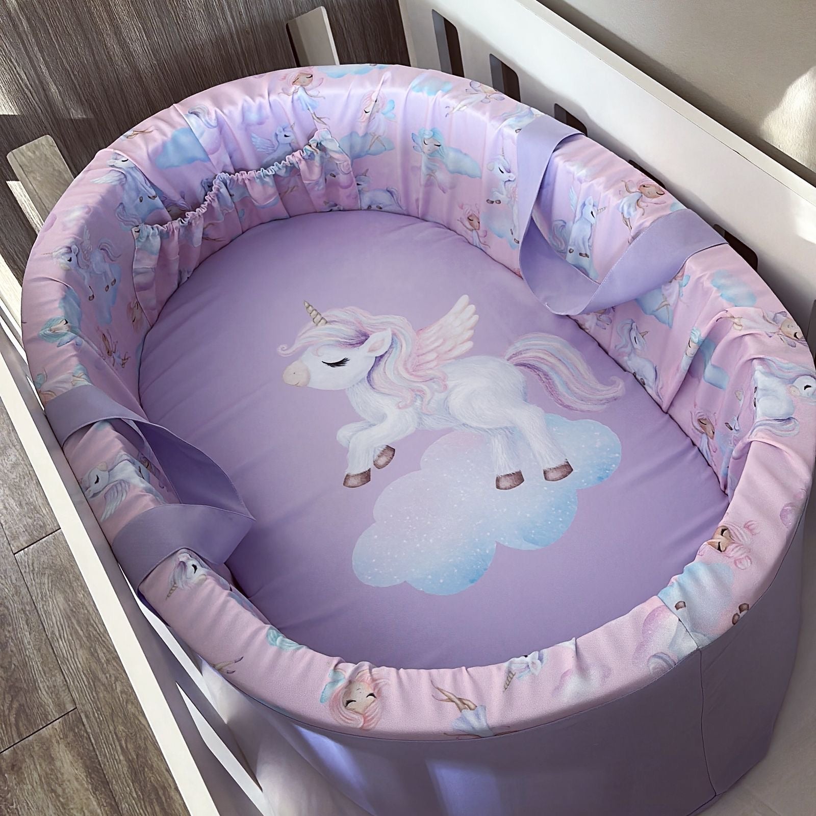 Cot Bedding - Pink Unicorn Set 13