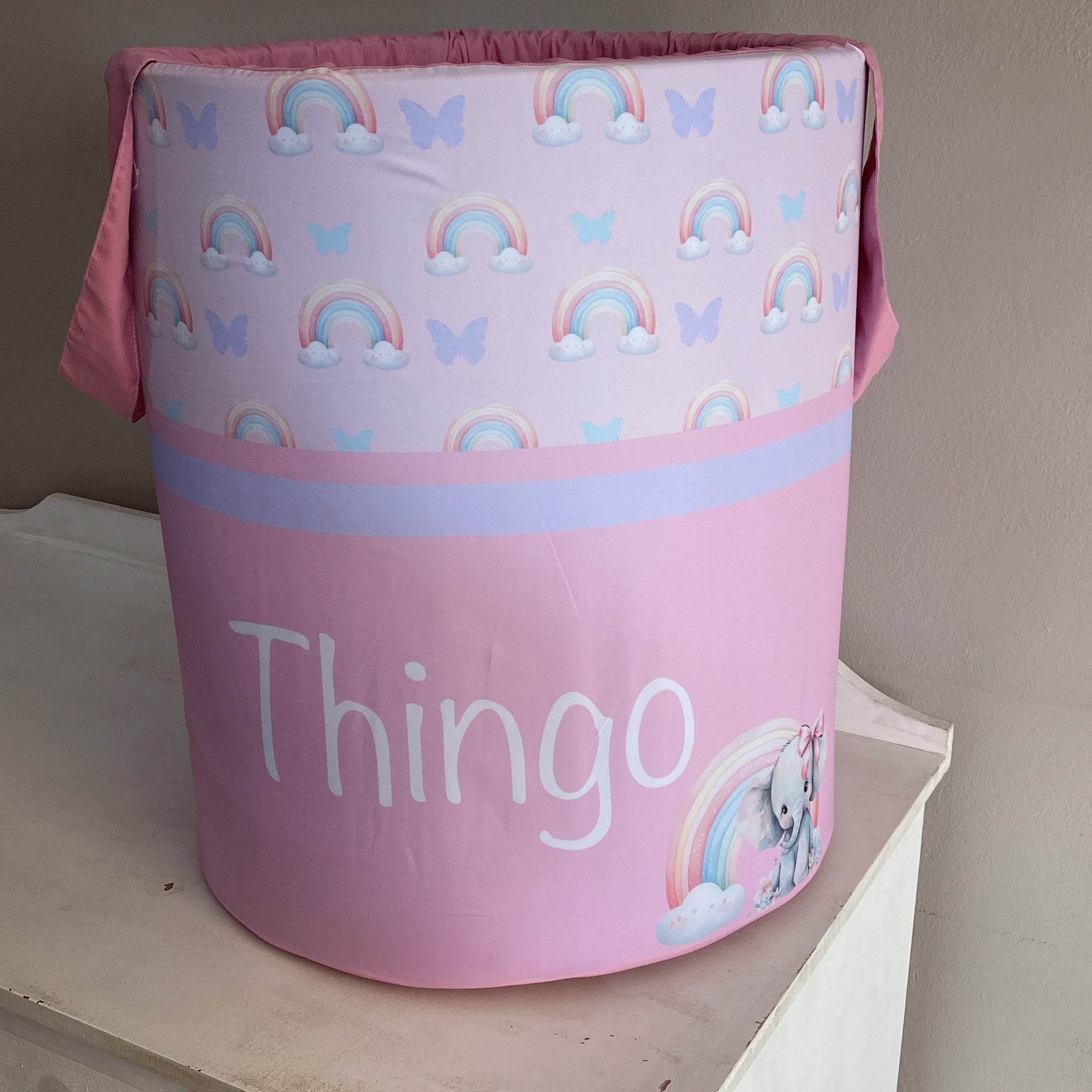 Cot Bedding - Rainbow Elephant Set 02
