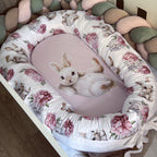 Cot Bedding - Pink Bunny Set 36