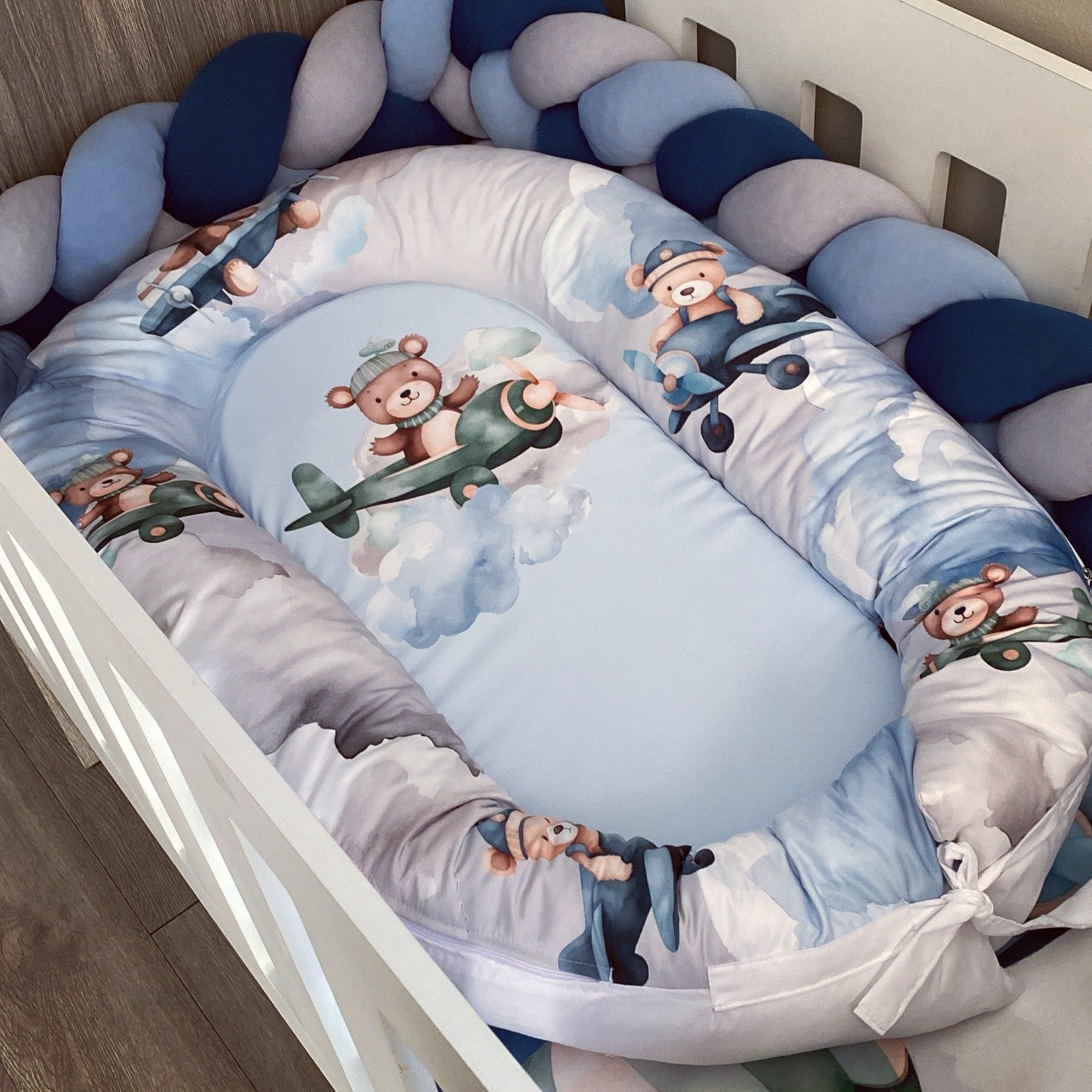 Nest - Up and Away Bear 01 baby nursery snuggle nests South Africa