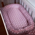 Nest - Dusty Pink Dots 01 baby nursery snuggle nests South Africa