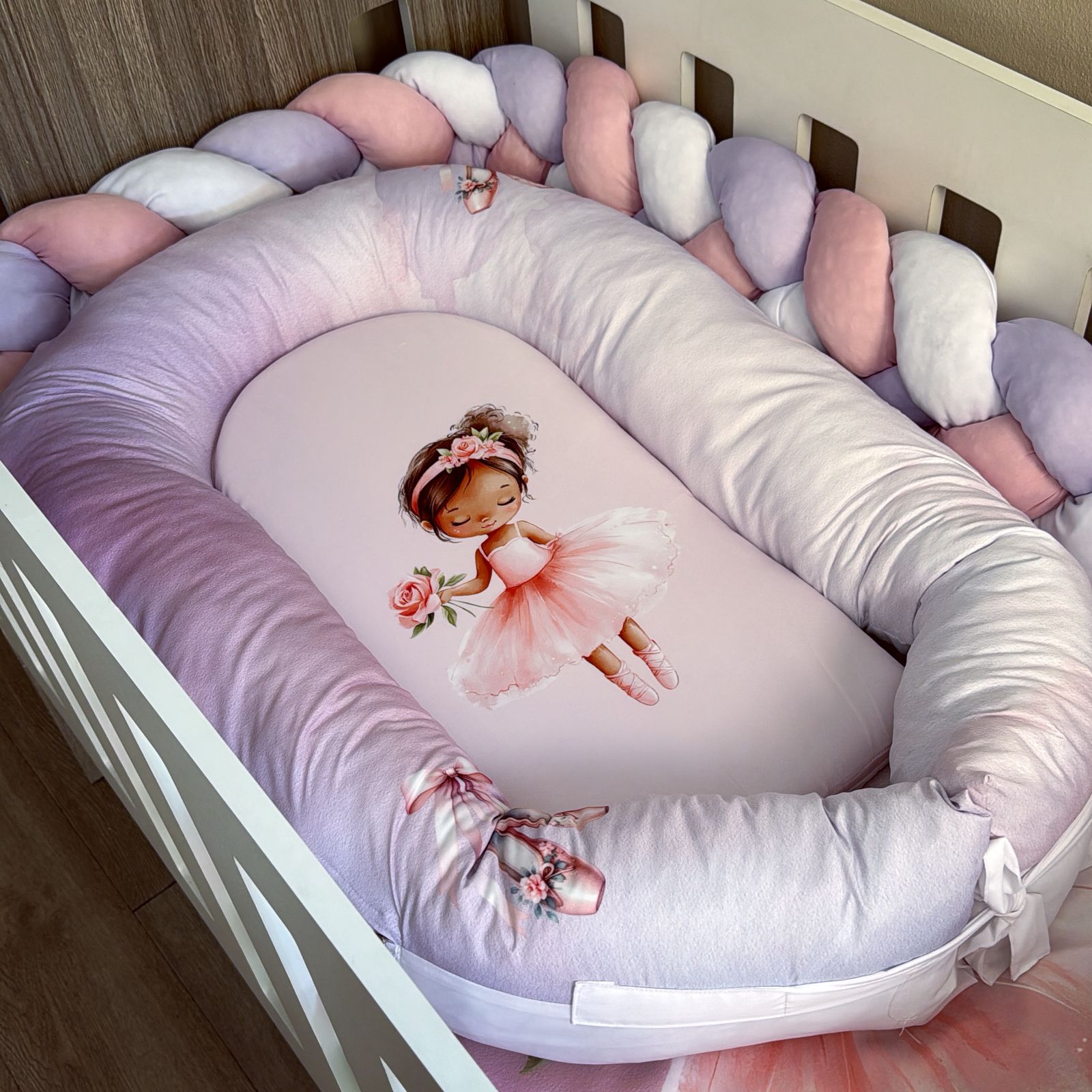 Cot Bedding - Pink Ballerina Set 06