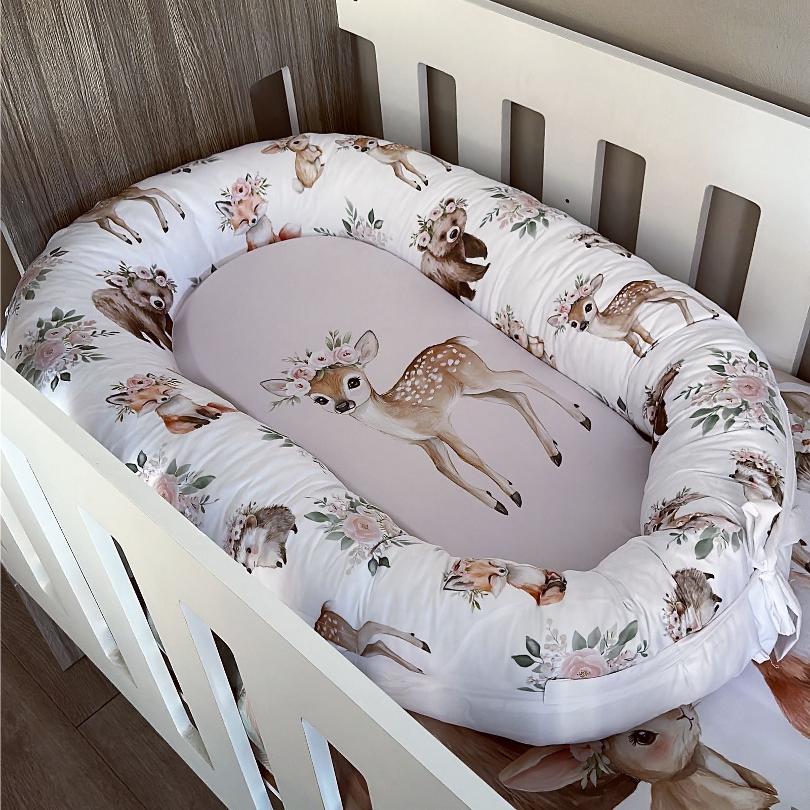 Cot Bedding - Pink Woodlands Set 11