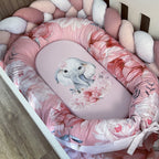 Cot Bedding - Pink Elephant Set 18