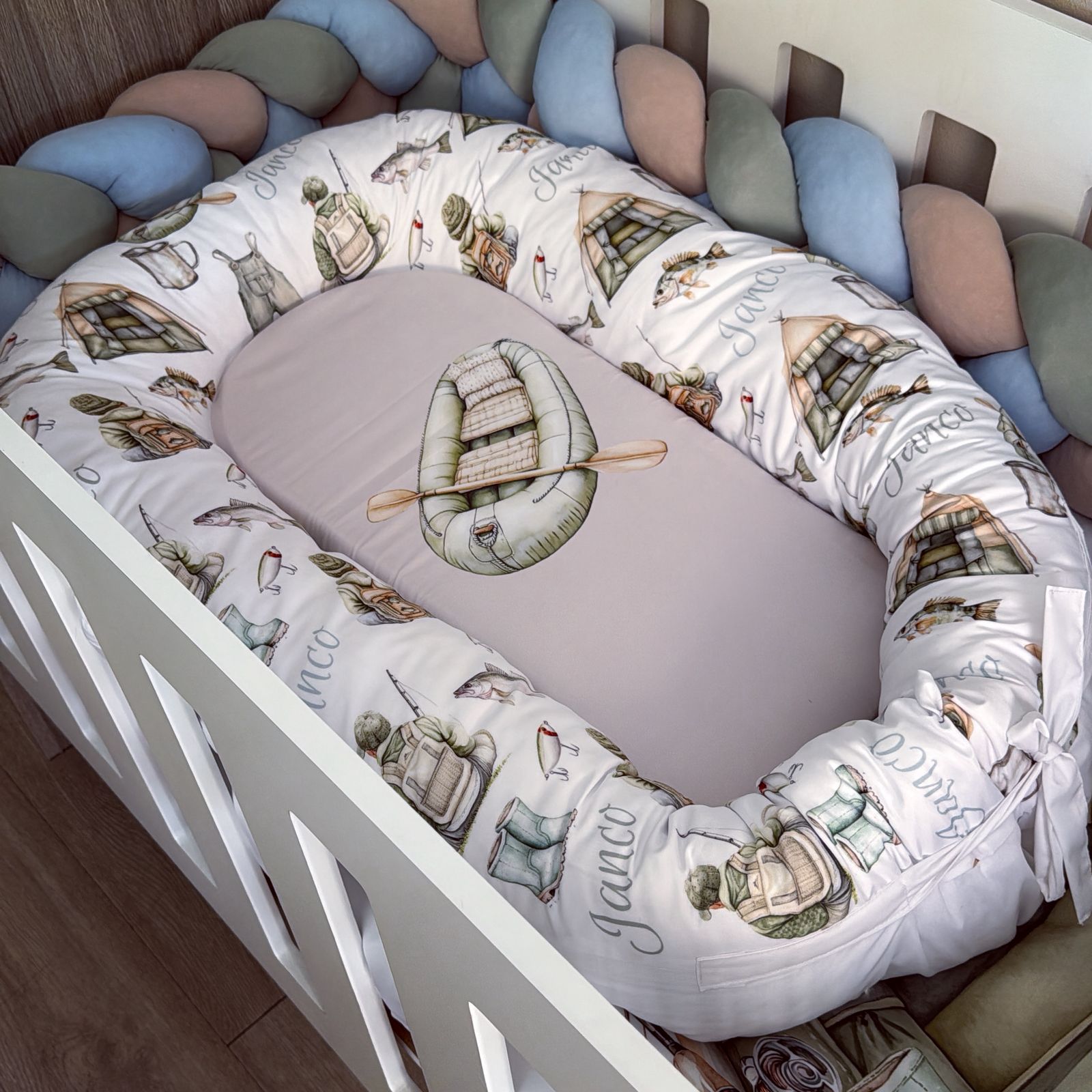 Nest - Fishing 01 baby nursery snuggle nests South Africa