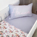 Cot Bedding - Pink Floral Set 03