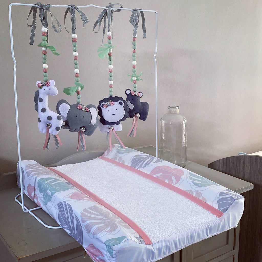 Cot Bedding - Pink Safari Set 06