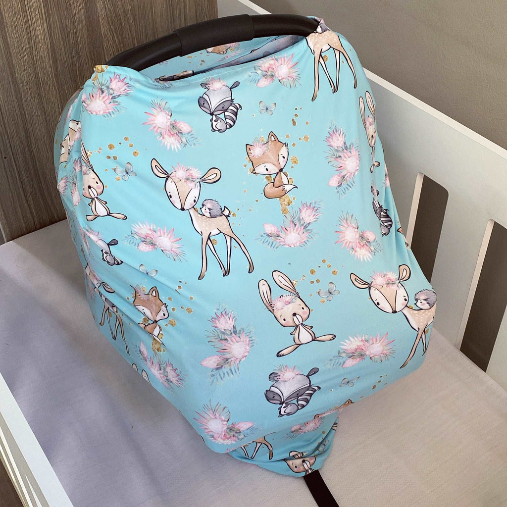 Cot Bedding - Pink Woodlands Set 03