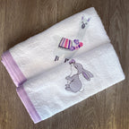 Cot Bedding - Pink Llama Set 04