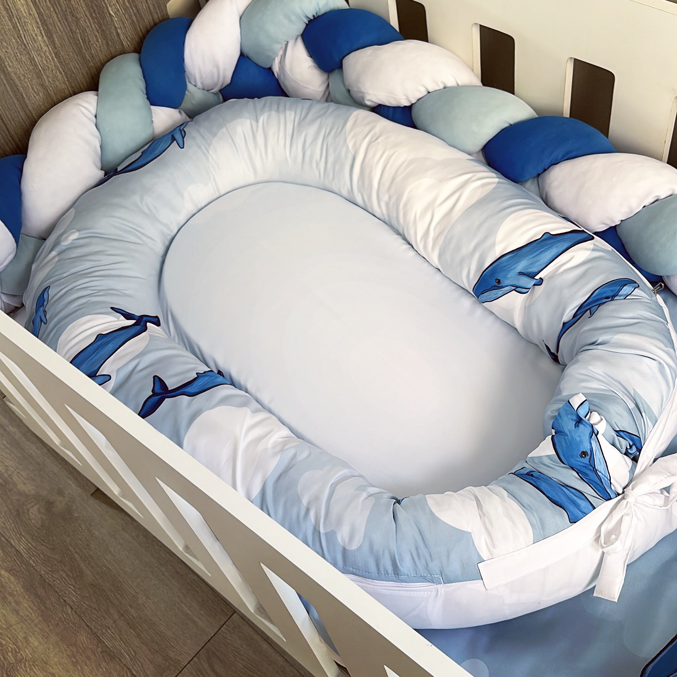 Nest - Whale 01 baby nursery snuggle nests South Africa
