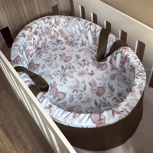Carry Cot - Floral Bunny 04