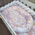 Cot Bedding - Pink Daisy Set 02