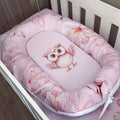 Nest - Pink Owl 01 baby nursery snuggle nests South Africa