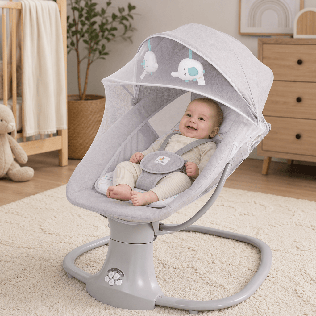 Dream Combo - Starlight Bedside Bassinet + Mastela Swing