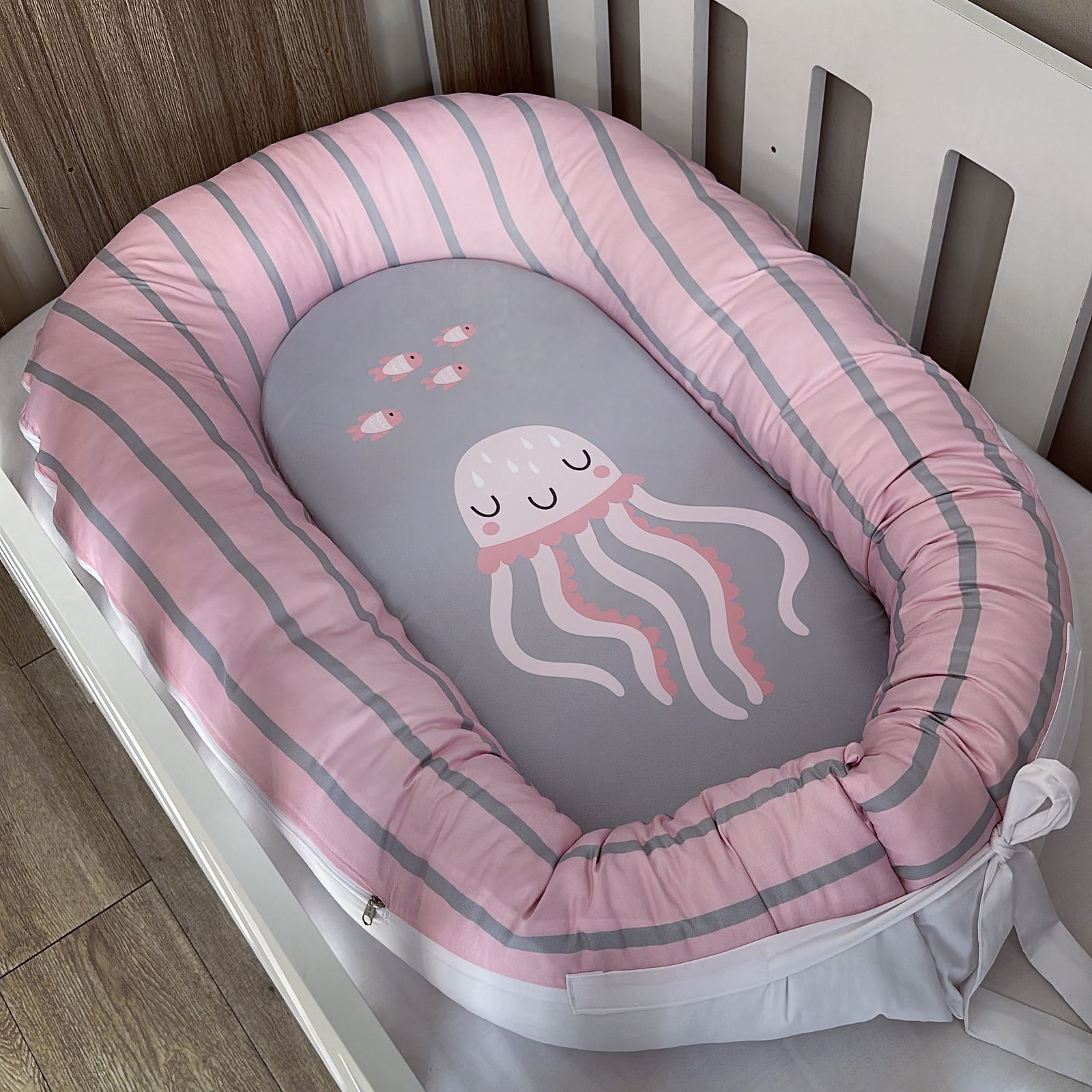 Nest - Pink Ocean 01 baby nursery snuggle nests South Africa