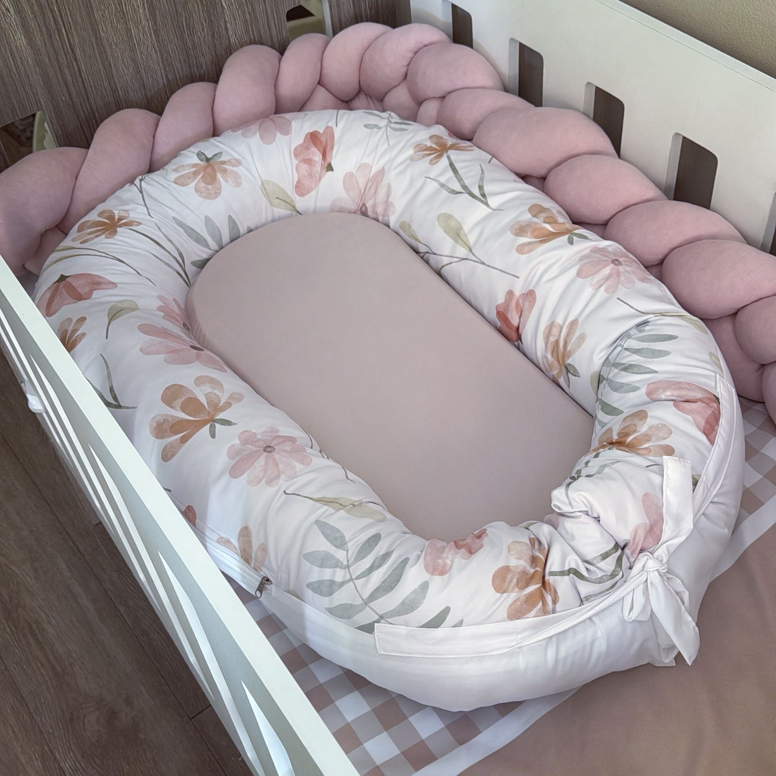 Nest - Pink Flowers 04 baby nursery snuggle nests South Africa