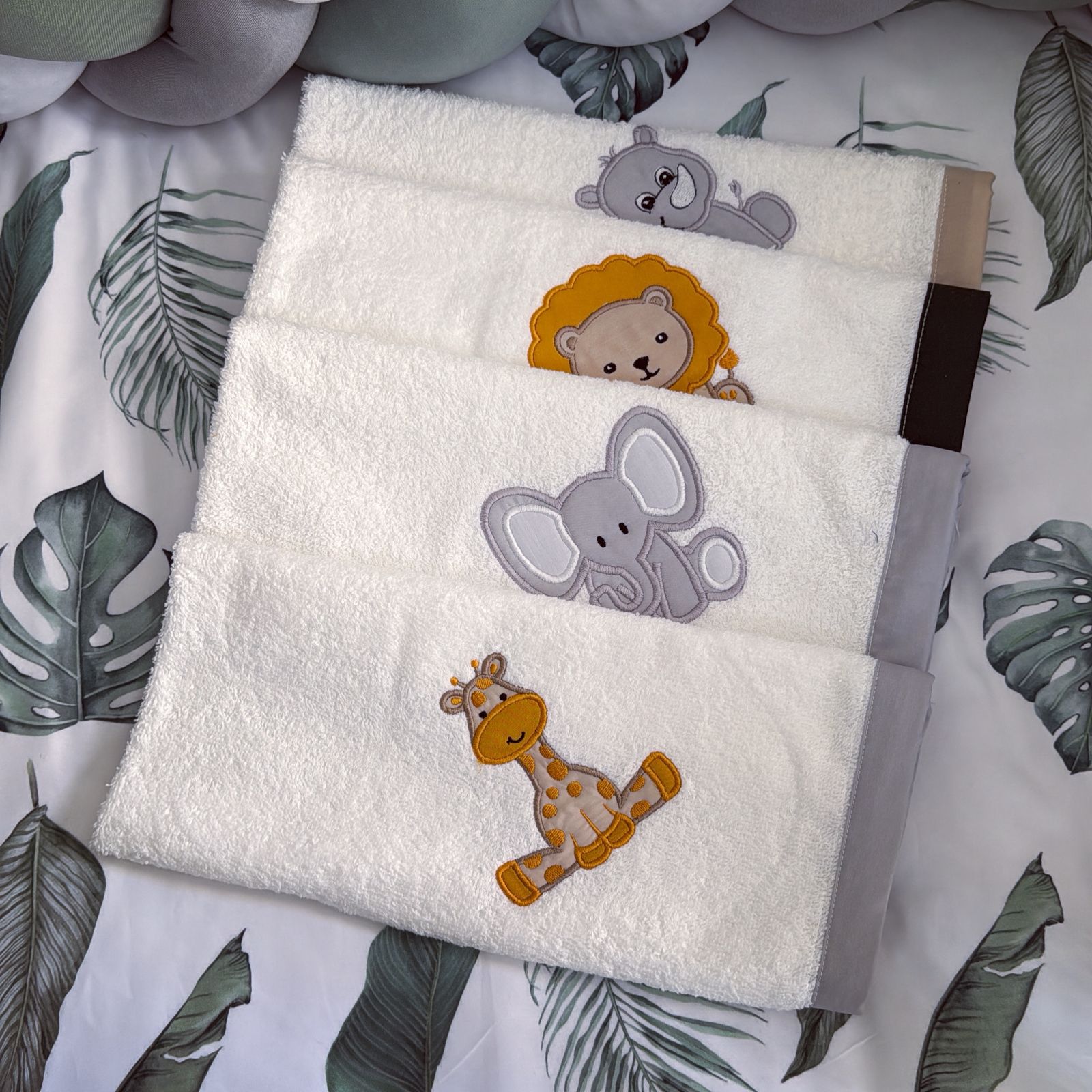 Burpcloths - Safari 05 baby burp cloths South Africa