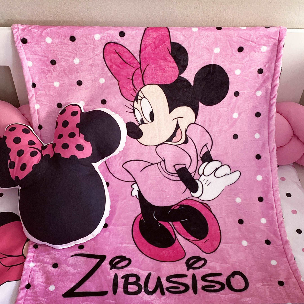 Cot Bedding - Pink Minnie Set 03