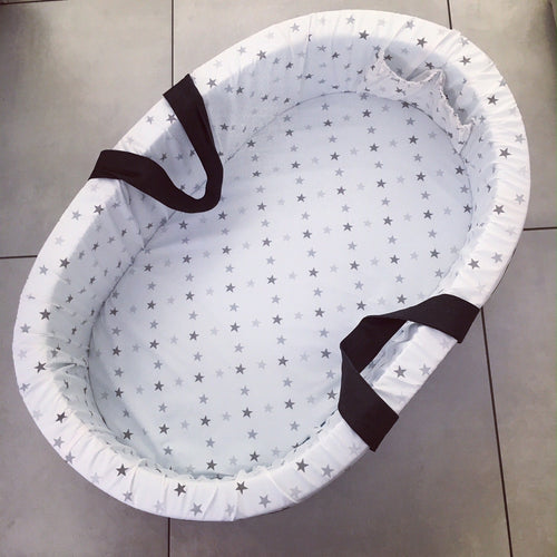 Carry Cot - Grey Stars 01 baby carry cots South Africa