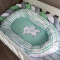 Nest - Green Elephant 04 baby nursery snuggle nests South Africa