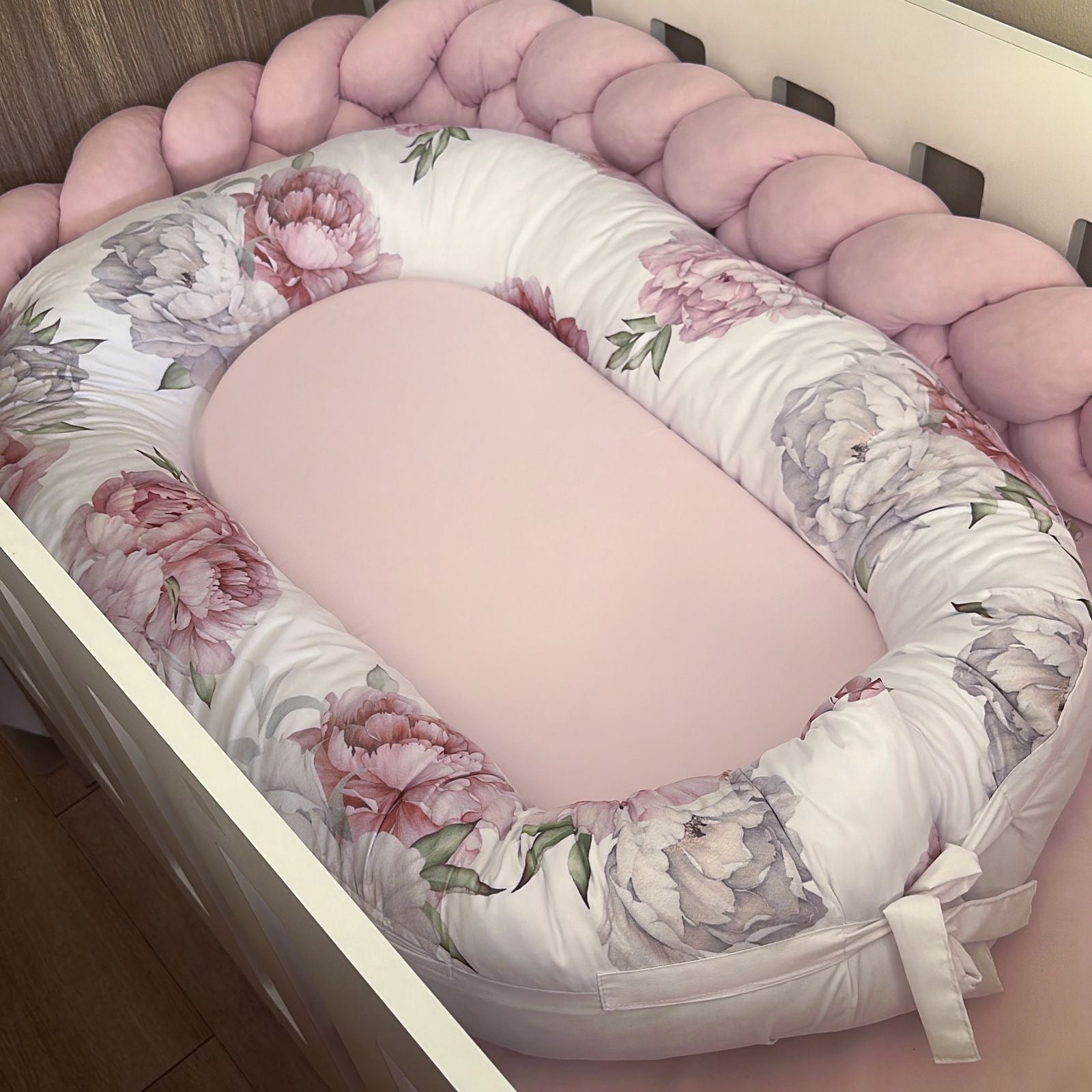 Nest - Pink Peony 01 baby nursery snuggle nests South Africa