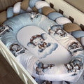Nest - Blue Elephant Plane 01 baby nursery snuggle nests South Africa
