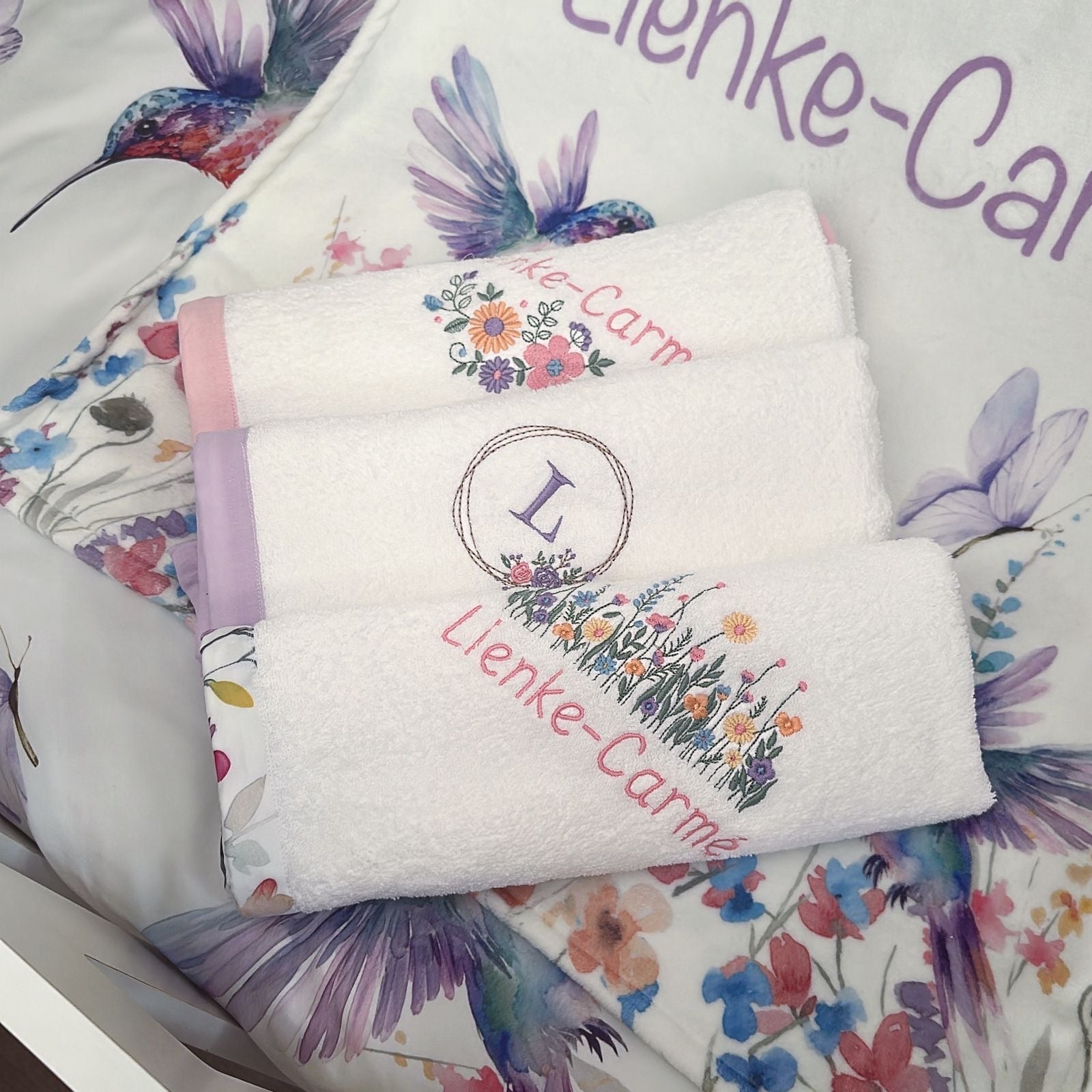 Burpcloths - Flowers 05 baby burp cloths South Africa