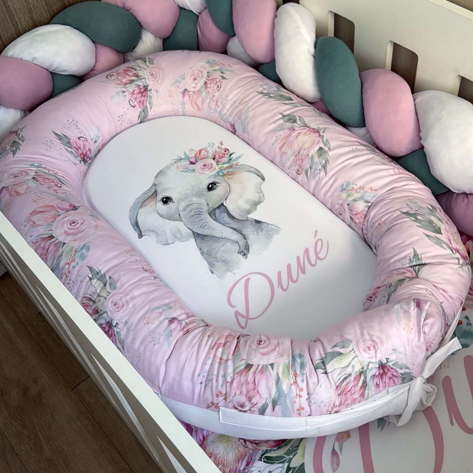 Cot Bedding - Protea Elephant Set 02